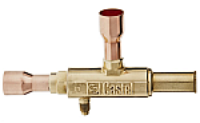 Water flow regulating valve based on freon pressure by Castel (Italy)